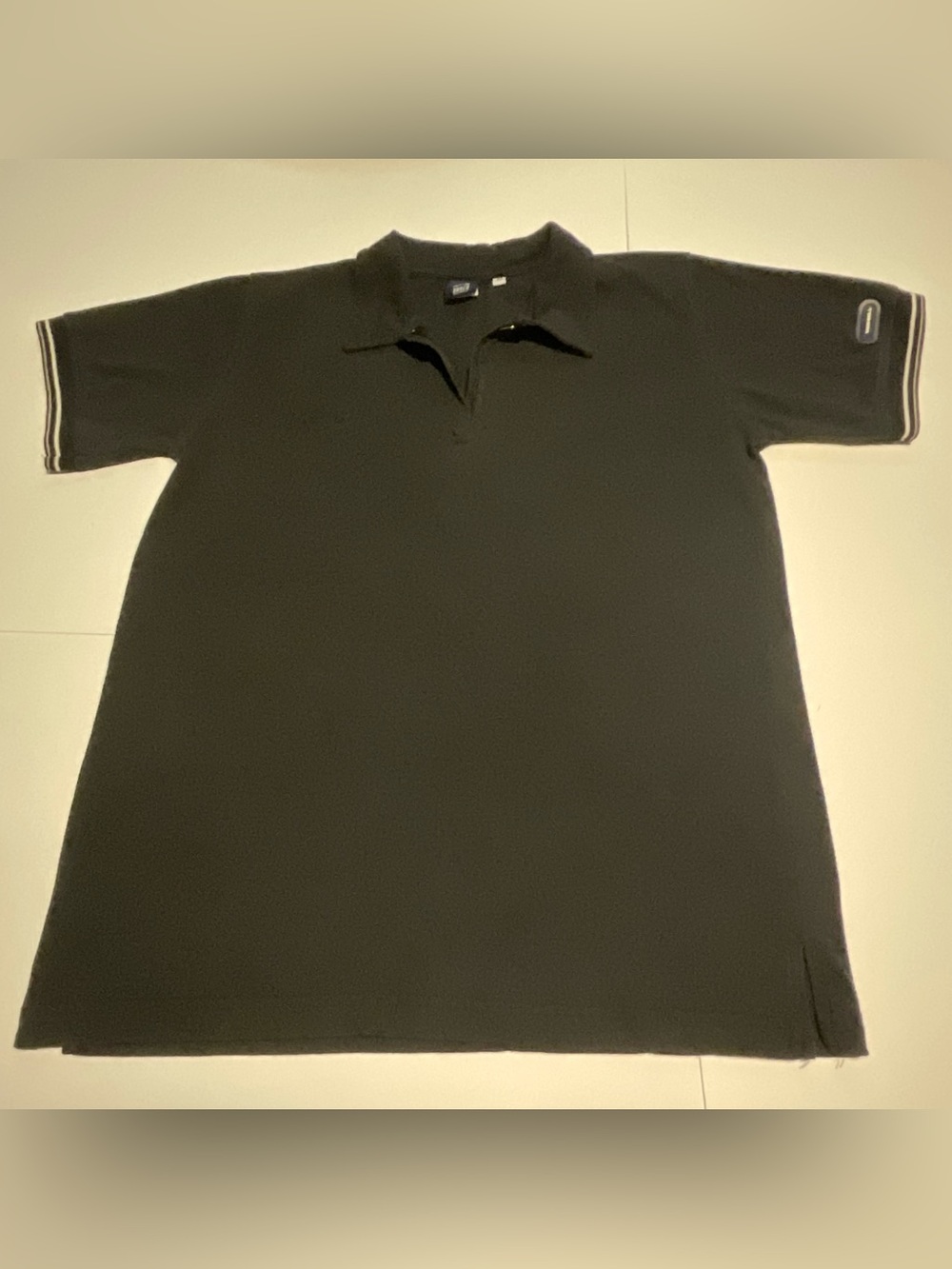 Barco Uniforms Taco Bell Black Polo with Contrast Sleeve Trim
